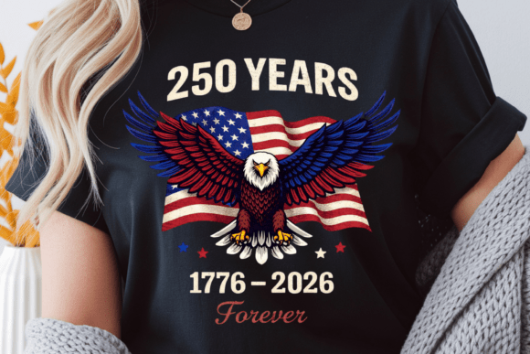 250 Years Eagle Flag 1776-2026 Design: A Patriotic Symbol