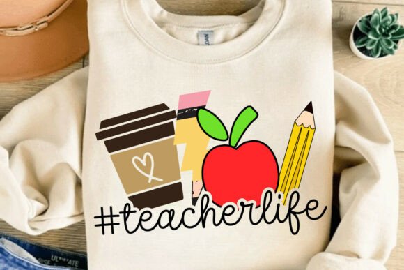Celebrate Educators with the Teacher Life SVG Trendy Design