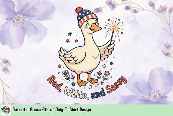 Celebrate with Character: The Patriotic Goose Design