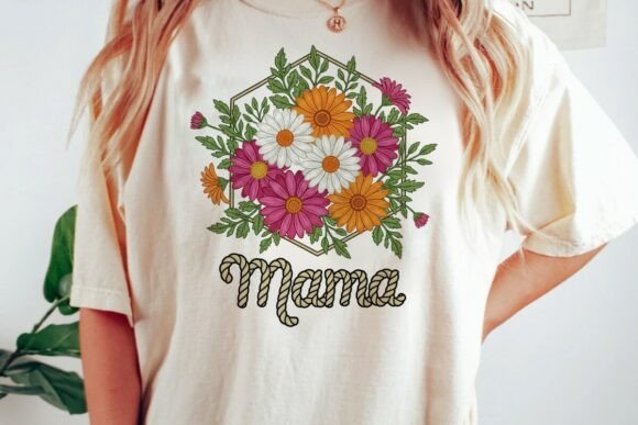 Designing with the Mama Floral Daisy Bouquet PNG