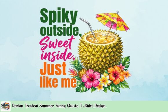 Embrace the Quirky Charm of the Durian Fruit T-Shirt Design