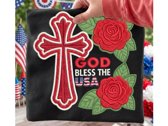 Faith, Roses, and Patriotism: A Design That Resonates