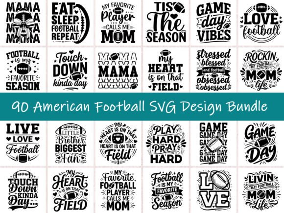 Score Big with a Premium American Football SVG Design Bundle