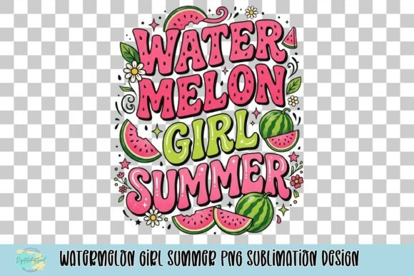 Splash into Creativity with the Watermelon Girl Summer PNG